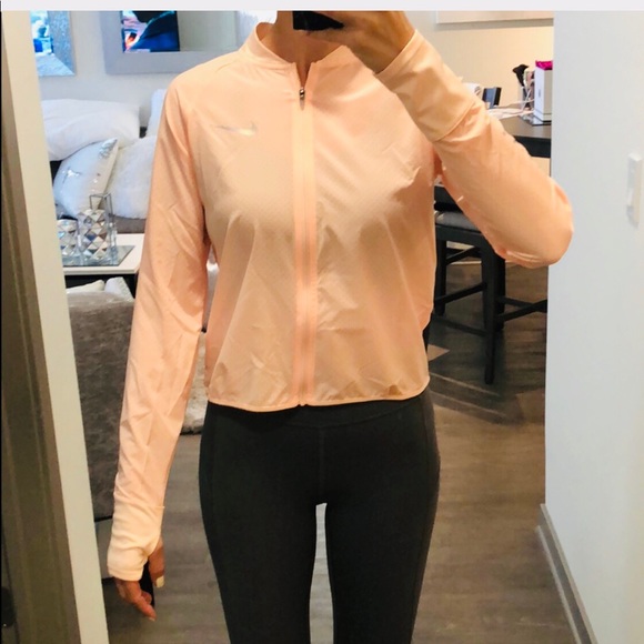 nike running bomber jacket